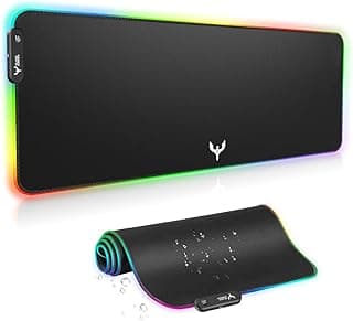 BladeHawks Extra Large RGB Gaming Mouse Pad-14 Light Modes, Extended Soft LED Mouse Pad, Anti-Slip Rubber Base, Computer Keyboard Mousepad...