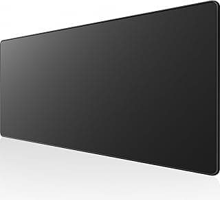 KTRIO Large Gaming Mouse Pad Desk Mat, Superior Micro-Weave Cloth for Precise Mouse Control, Non-Slip Rubber Base, Stitched Edges, Water-Re...