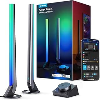 Govee RGBIC Gaming Light Bars H6047 with Smart Controller, Wi-Fi Smart LED Gaming Lights with Music Modes and 60+ Scene Modes Built, Works...